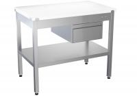 Стол с пропиленовой столешницей Аtesy серии "Люкс", без борта